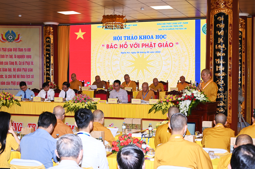 Nghệ An: tổ chức Hội thảo với chủ đề “Bác Hồ với Phật giáo”.