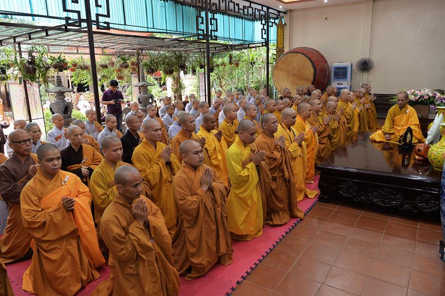 Lào Cai: Lễ Tác bạch an cư hạ trường chùa Cam Lộ.