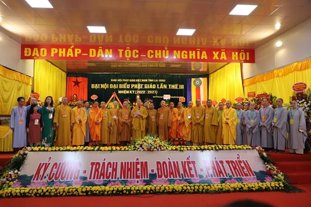 Lai Châu: Đại hội đại biểu Phật giáo Tỉnh lần III, nhiệm kỳ 2022-2027