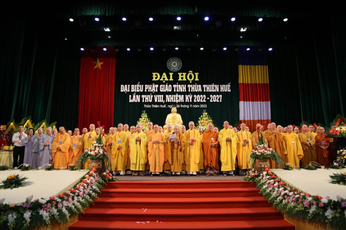 Thừa Thiên Huế: Đại hội Phật giáo tỉnh lần thứ VIII, nhiệm kỳ 2022-2027