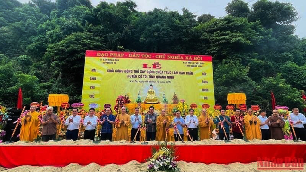 Quảng Ninh: Cô Tô Khởi công xây dựng chùa Trúc Lâm đảo Trần