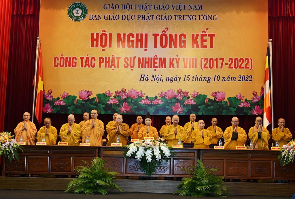 Ban Giáo dục Trung ương GHPGVN tổ chức Hội nghị tổng kết công tác Phật sự nhiệm kỳ VIII ( 2017 – 2022)