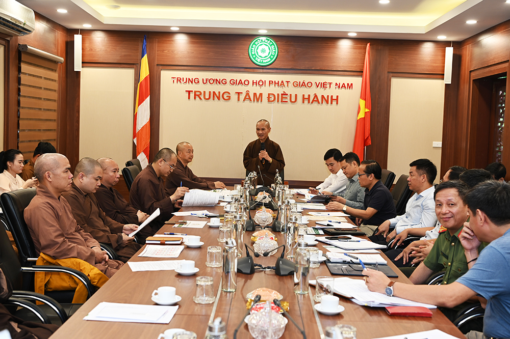 Hà nội: Họp Tiểu ban An ninh - Trật tự đại hội đại biểu Phật giáo lần thứ  IX nhiệm kỳ 2022 - 2027