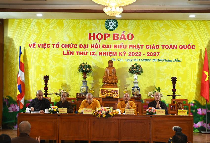 Hà Nội: Họp báo về Đại hội IX GHPGVN