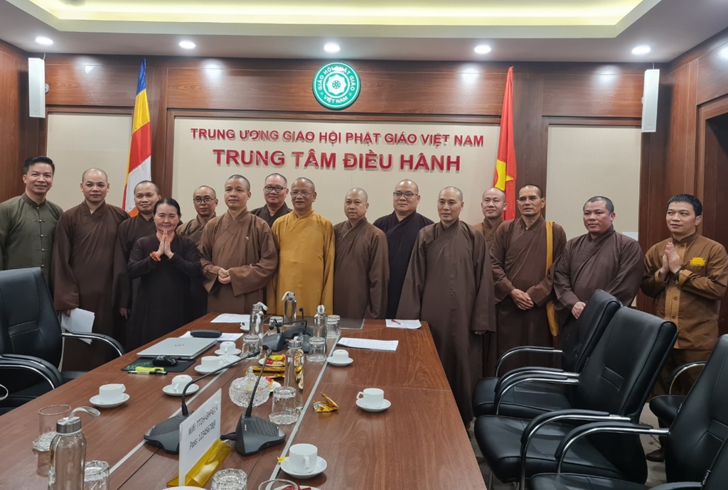 Họp Ban Nghi lễ phục vụ  Đại hội đại biểu Phật giáo lần thứ  IX nhiệm kỳ 2022 - 2027