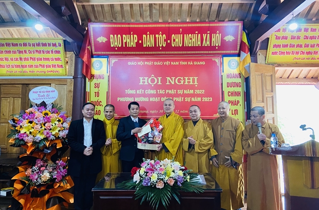 Hà Giang: Hội nghị tổng kết Phật sự và công tác Phật sự 2022-2023