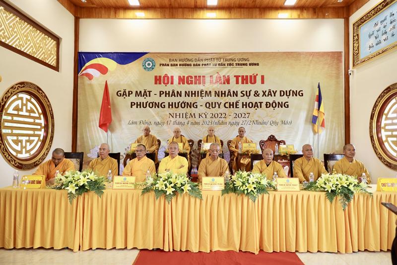 Lâm Đồng: Hội nghị lần thứ I của Phân ban Hướng dẫn Phật tử dân tộc TƯ  (PB PTDT) nhiện kỳ 2022-2027