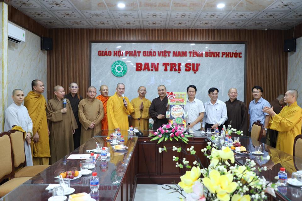 Bình Phước: Phân ban PTDT T.Ư thăm Chùa Tỉnh Hội  BTS Phật giáo tỉnh