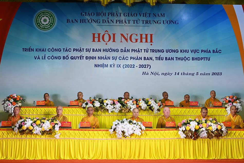 Hà Nội: Hội nghị Triển khai công tác Phật sự Ban HDPT TƯ khu vực phía Bắc.
