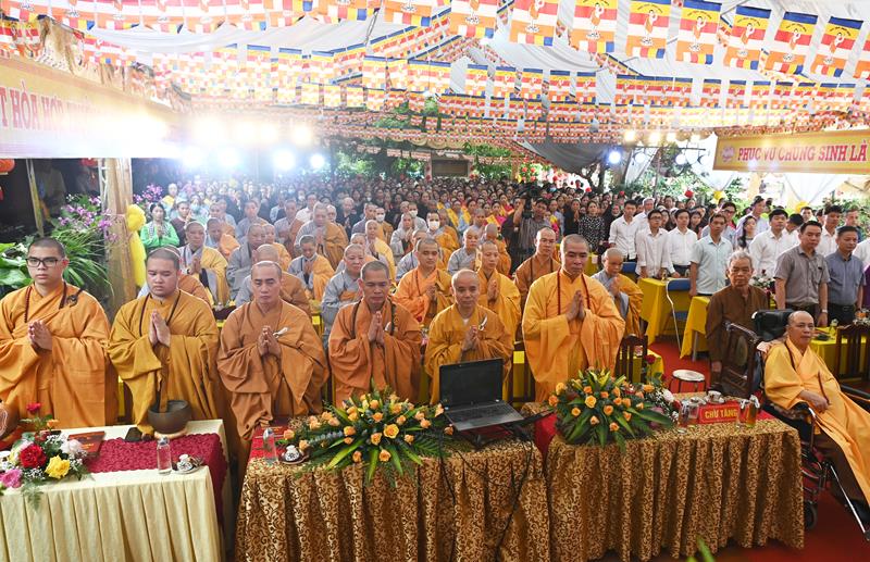Hà Nội: Trang nghiêm Đại lễ Phật đản PL.2567 – DL 2023 của BTS GHPGVN quận Bắc Từ Liêm