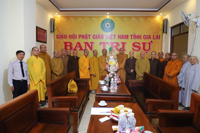Gia Lai: Phân ban PTDT T.Ư thăm  BTS Phật giáo cùng ban ngành lãnh đạo Tỉnh