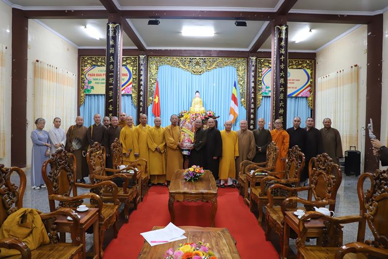Bình Thuận:  Phân ban PTDT TƯ thăm và làm việc với BTS Phật giáo  cùng các ban ngành lãnh đạo Tỉnh