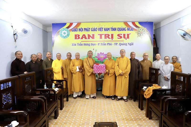 Quảng Ngãi:  Phân ban PTDT TƯ thăm và làm việc với BTS Phật giáo Tỉnh cùng các ban ngành lãnh đạo