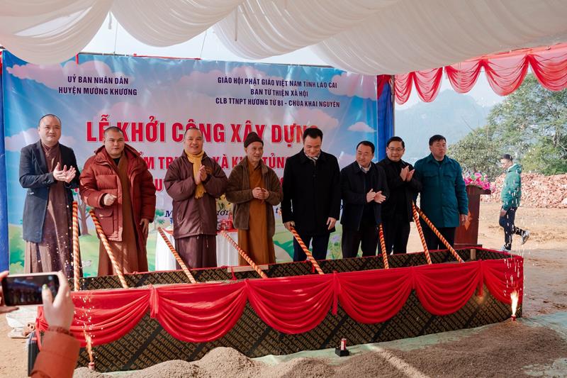 Lào Cai: Lễ khởi công xây dựng Điểm trường Xà Khái Tủng xã Tả Ngài Chồ huyện Mường Khương