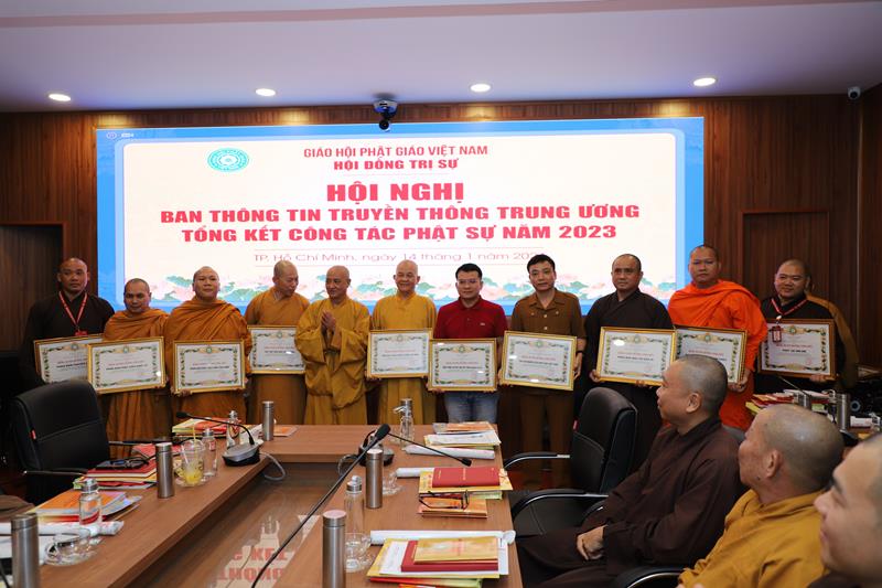 TP.HCM: Ban Thông tin - Truyền thông Trung ương GHPGVN tổng kết công tác Phật sự năm 2023