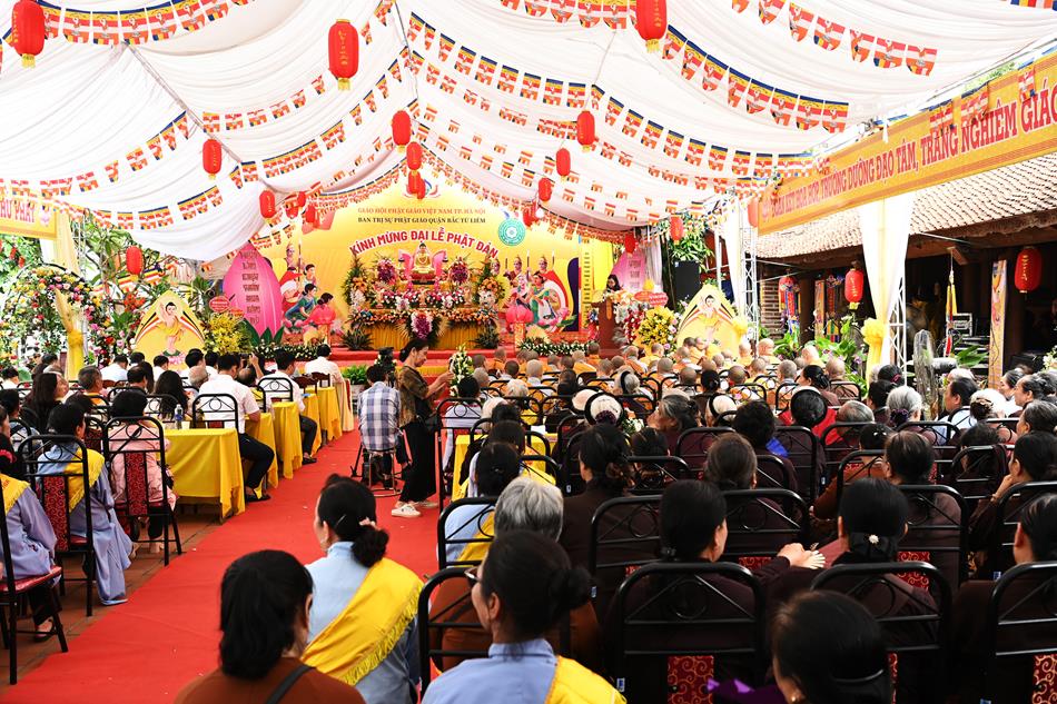 Hà Nội: BTS GHPGVN Quận Bắc Từ Liêm trang nghiêm tổ chức Đại lễ kính mừng Phật đản PL.2568 – DL.2024