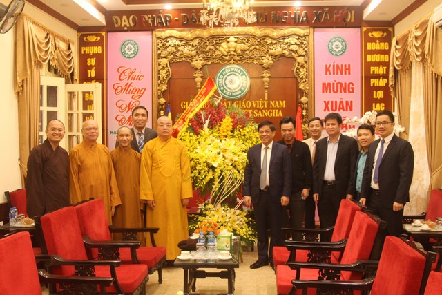 Công an Hà Nội thăm, chúc Tết Trung ương GHPGVN và Thành hội PG Hà Nội