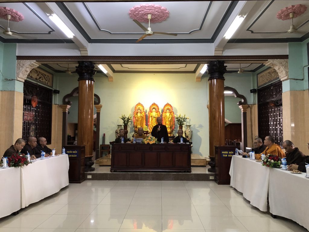 TP. HCM: Phiên họp của Thường trực Ban Trị sự Phật giáo quận Thủ Đức về việc Tổ chức Hội thi Giáo lý cho Phật tử