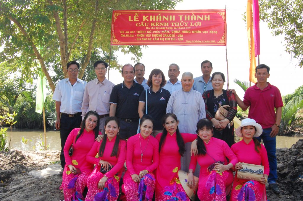 Cà Mau: Chùa Hưng Nhơn tổ chức khánh thành cầu Kênh Thủy Lợi tại huyện Cái Nước