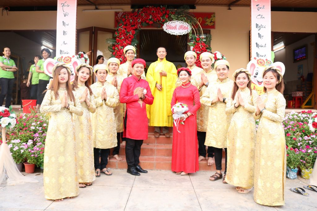 Đồng Nai: Ban Văn hoá Phật giáo Sen Vàng tổ chức lễ Hằng thuận cho đôi bạn trẻ