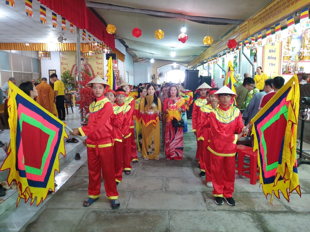 Sóc Trăng: Chùa Lộc Minh tổ chức Đại lễ Vu lan Báo hiếu – dâng thức ăn 100 món