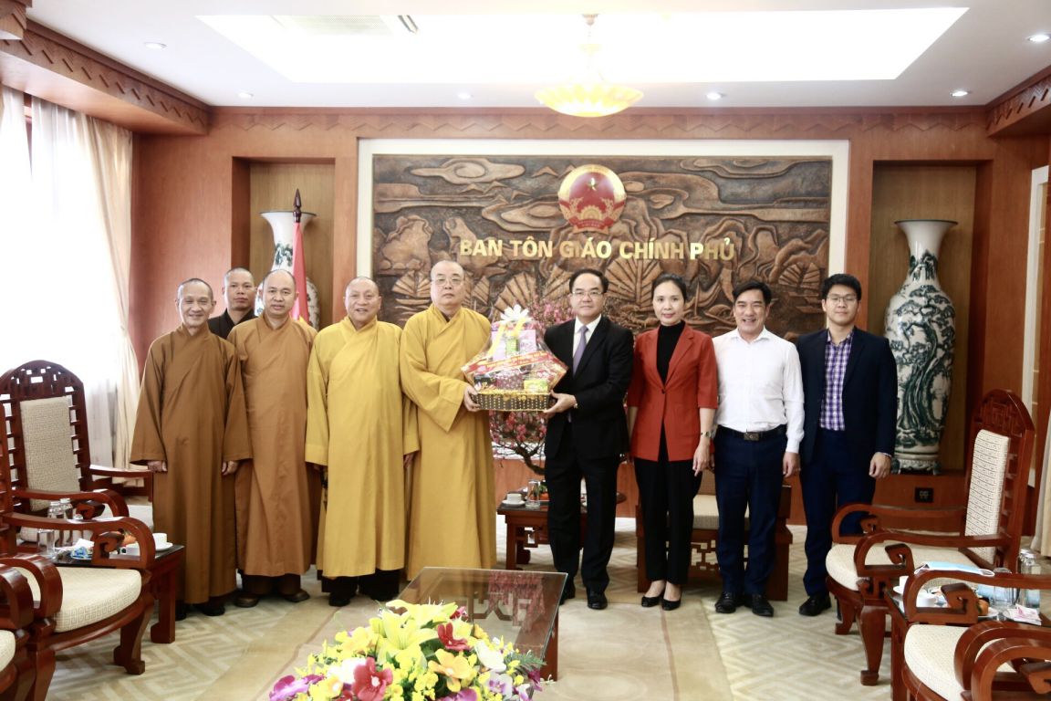 Hà Nội: Lãnh đạo GHPGVN thăm và chúc Tết các cơ quan Trung ương, Chính phủ nhân dịp xuân Tân Sửu