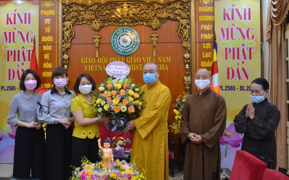Hội Liên hiệp Phụ nữ Hà Nội  chúc mừng Đại lễ Phật đản 2021 – Phật lịch 2565