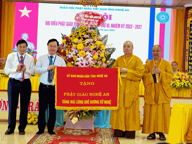 Đại hội đại biểu Phật giáo tỉnh Nghệ An lần thứ III, nhiệm kỳ 2022 - 2027
