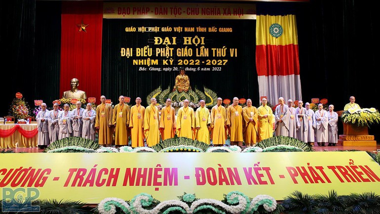 Bắc Giang: Thượng tọa Thích Thiện Văn được tái suy cử Trương ban Phật giáo tỉnh