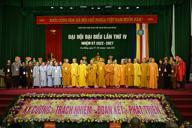 Cao Bằng: Đại hội đại biểu Phật giáo tỉnh lần IV, nhiệm kỳ 2022-2027