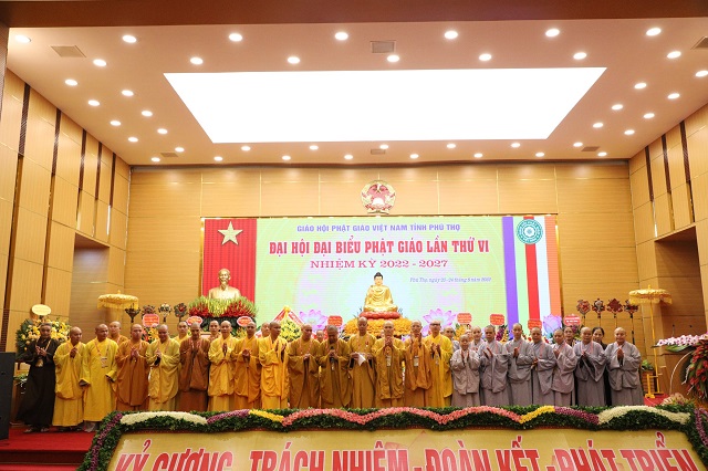 Phú Thọ: Đại hội Phật giáo tỉnh lần thứ VI, nhiệm kỳ 2022-2027