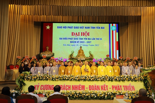 Yên Bái: Đại hội Phật giáo tỉnh lần thứ III, nhiệm kỳ 2022-2027
