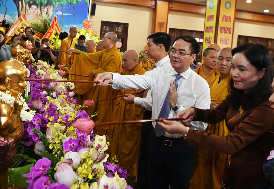 Hà Nội:Tổ chức trang trọng Đại lễ Phật đản Phật lịch 2567 tại chùa Quán Sứ