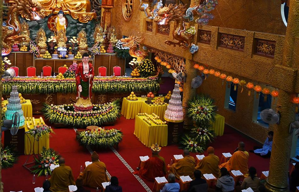 Nam Định: Lễ Vía Phật A Di Đà